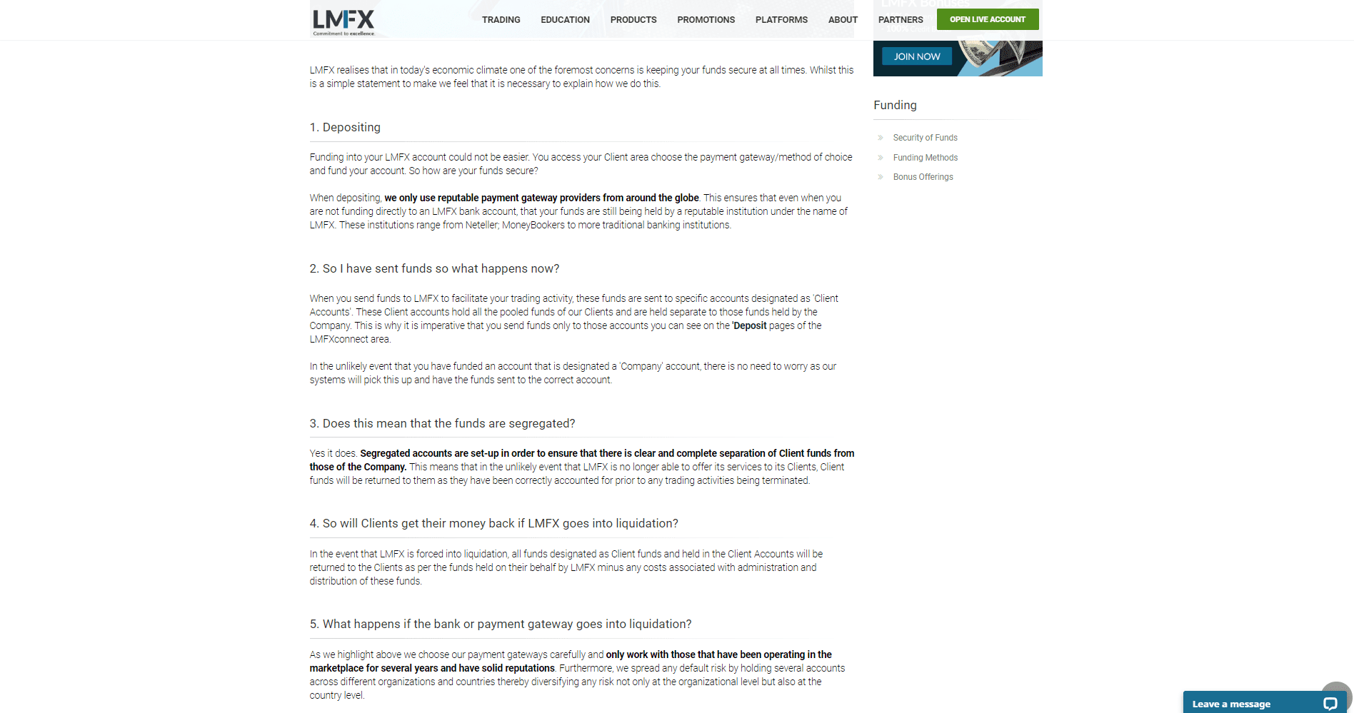 LMFX Review client deposit info LMFX Review client deposit info